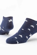 Maggie's Organics Footie Socks (Navy Star)