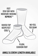 Maggie's Organics Sport Socks Crew (Black)