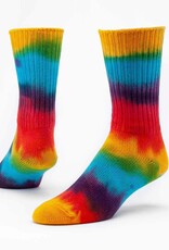 Maggie's Organics Cotton Crew Socks  Tie-Dye (Bold)