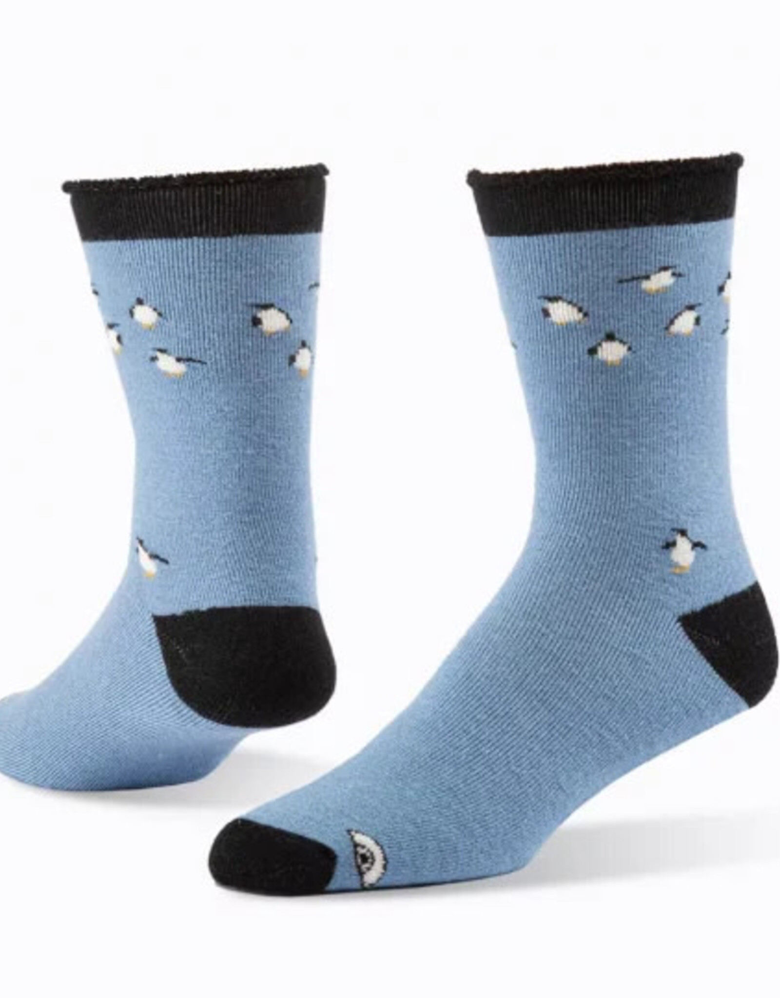 Maggie's Organics Wool Snuggle Socks (Penguin Blue)