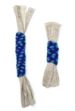 Dharma Dog Karma Cat Wool & Hemp Twist Pull - Blue/Turquoise