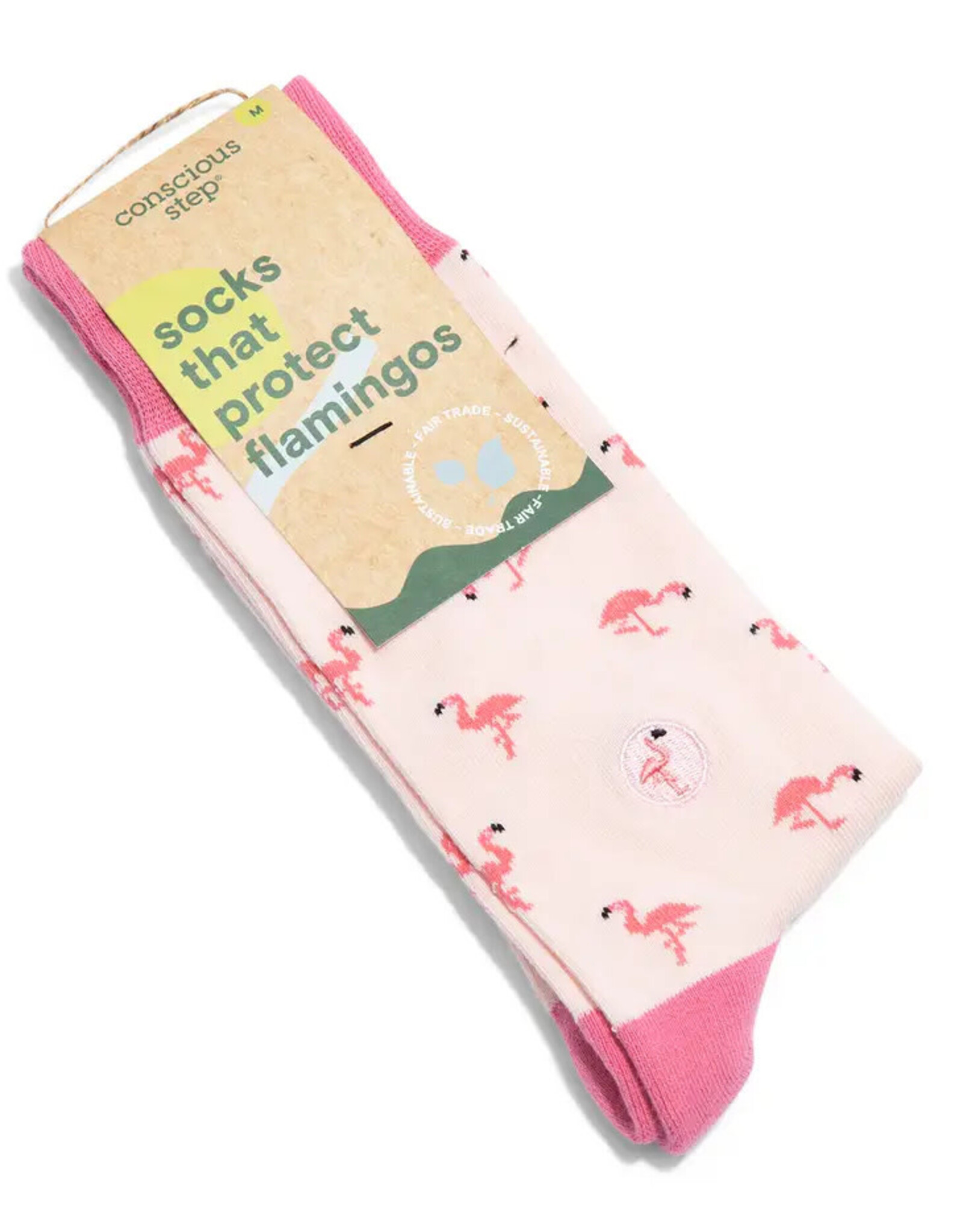 Conscious Step Socks that Protect Flamingos