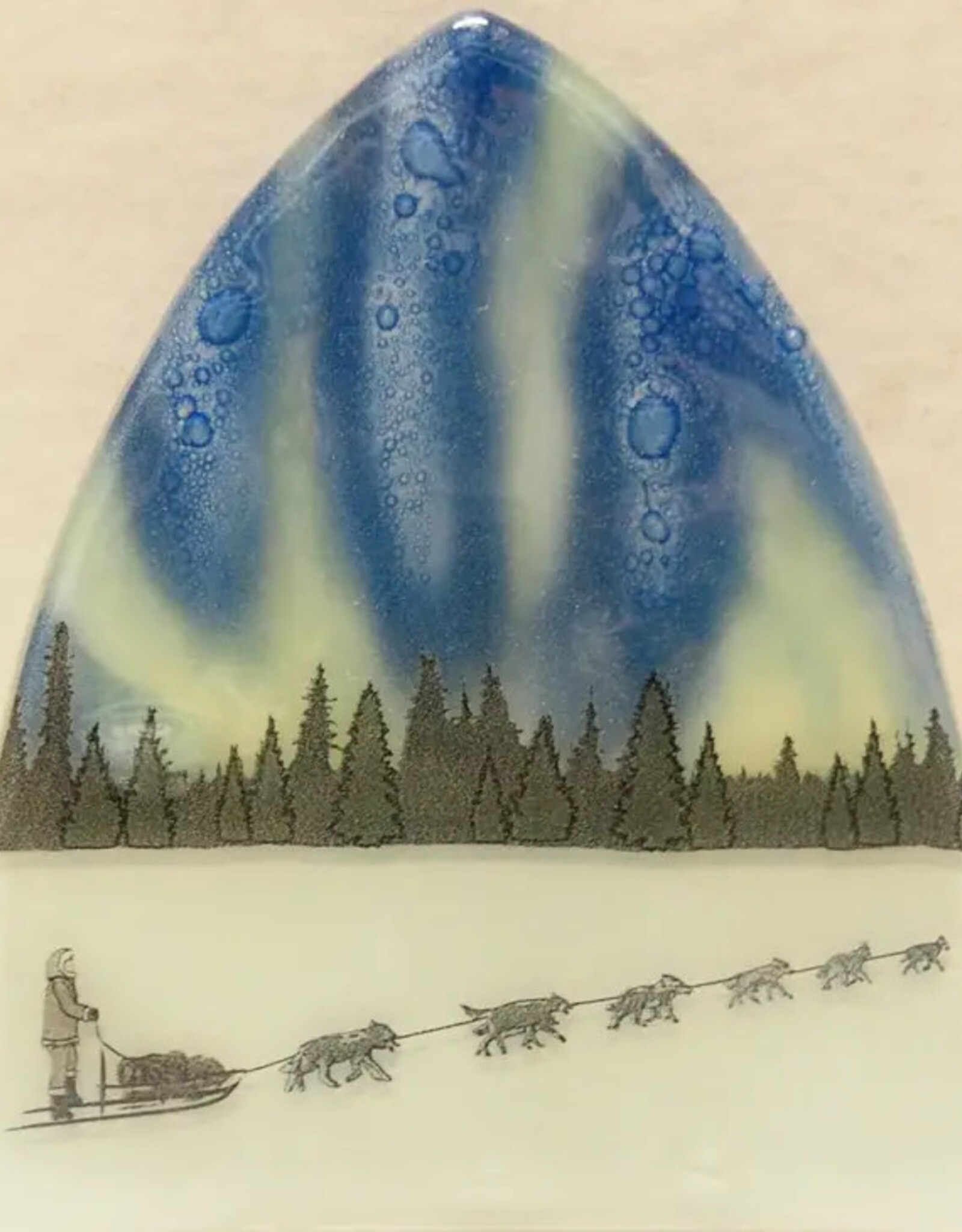 Pampeana Northern Lights Sled Dogs Nightlight