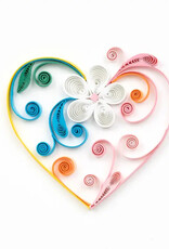 Quilling Card Quilled Colorful Hearts Gift Enclosure Mini Card