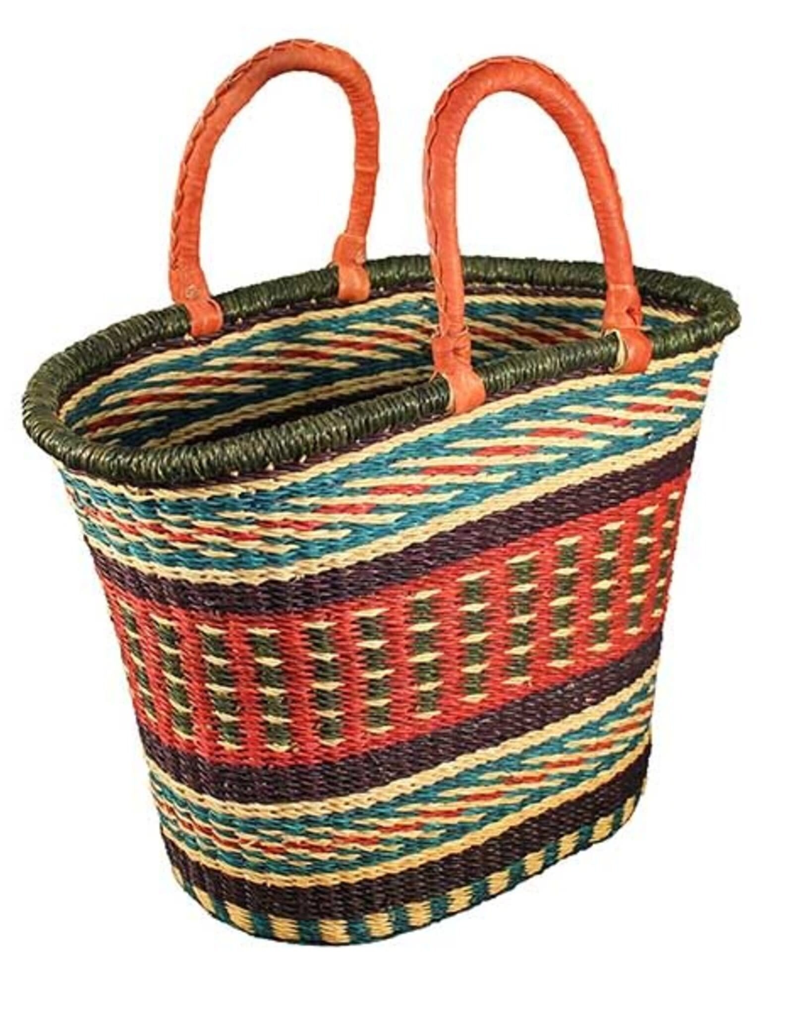 African Market Baskets Woven Market Basket