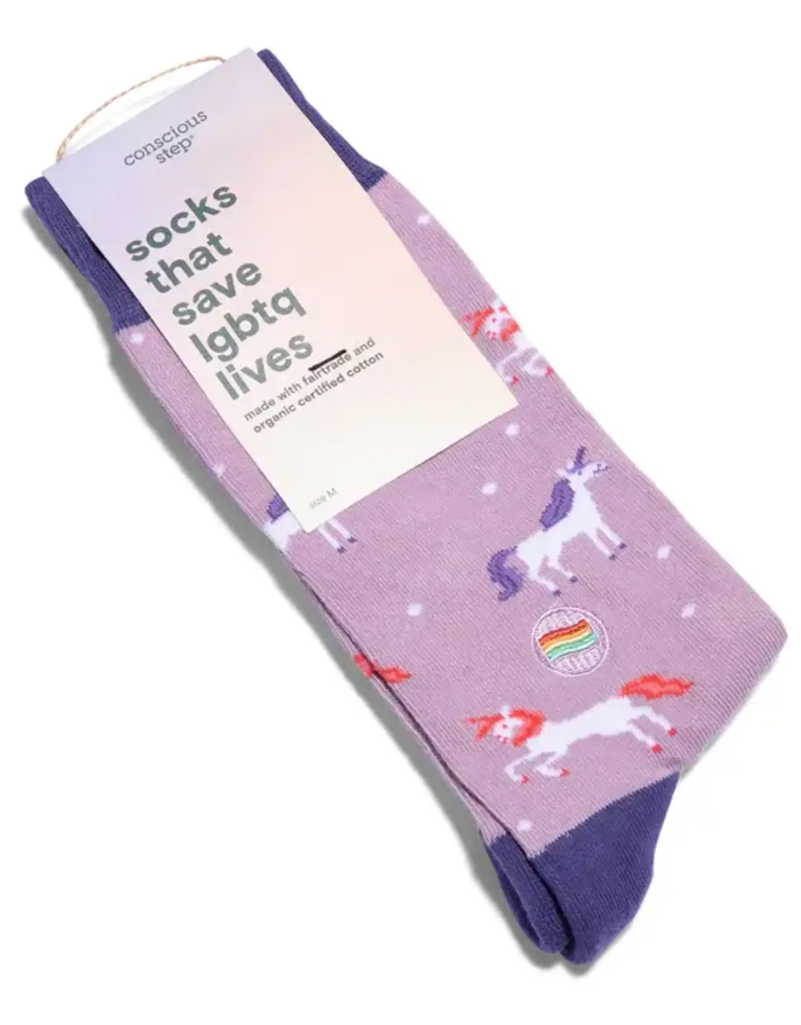 Conscious Step Socks that Save LGBTQ Lives (Unicorns)