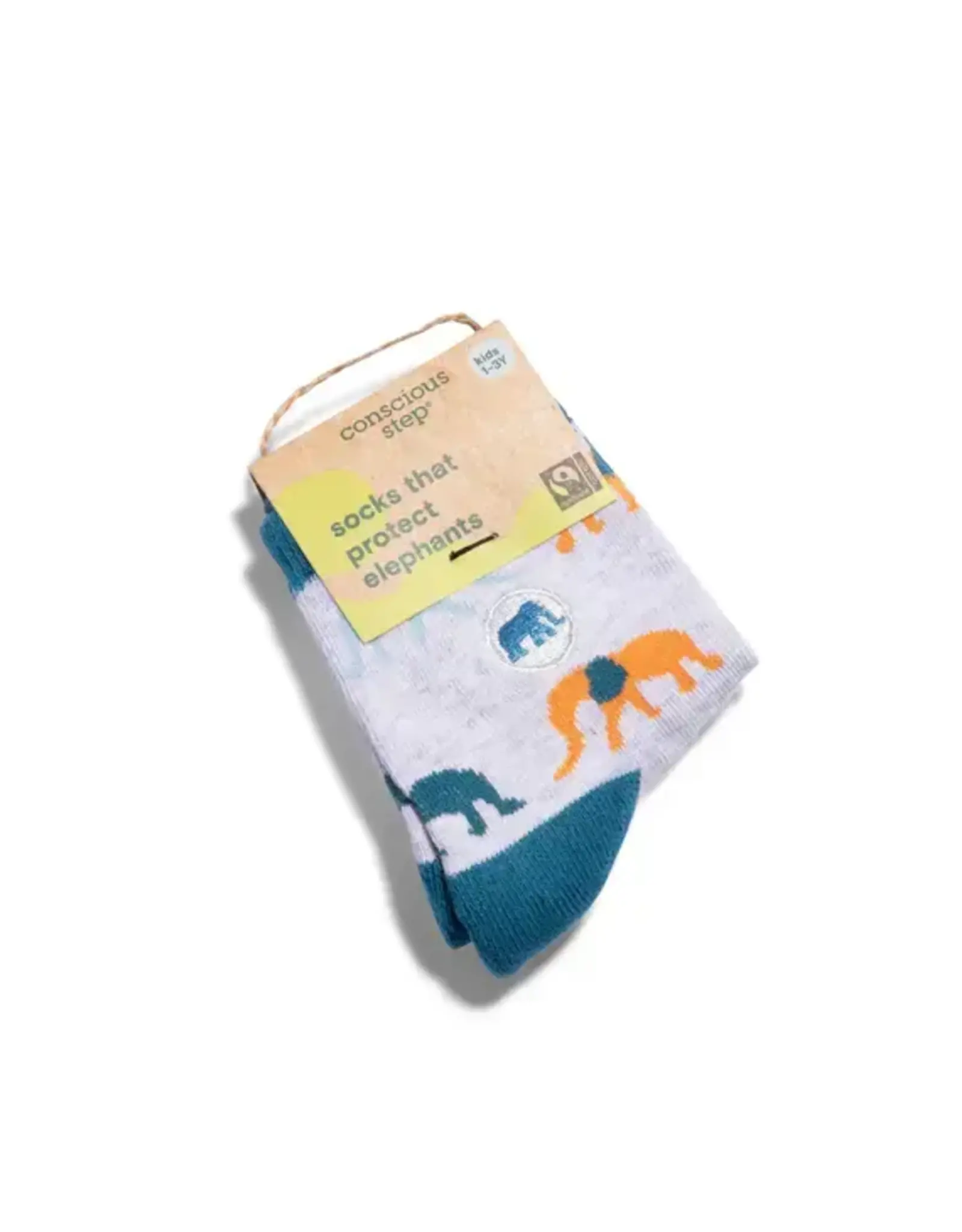 Conscious Step Kids Socks that Protect Elephants