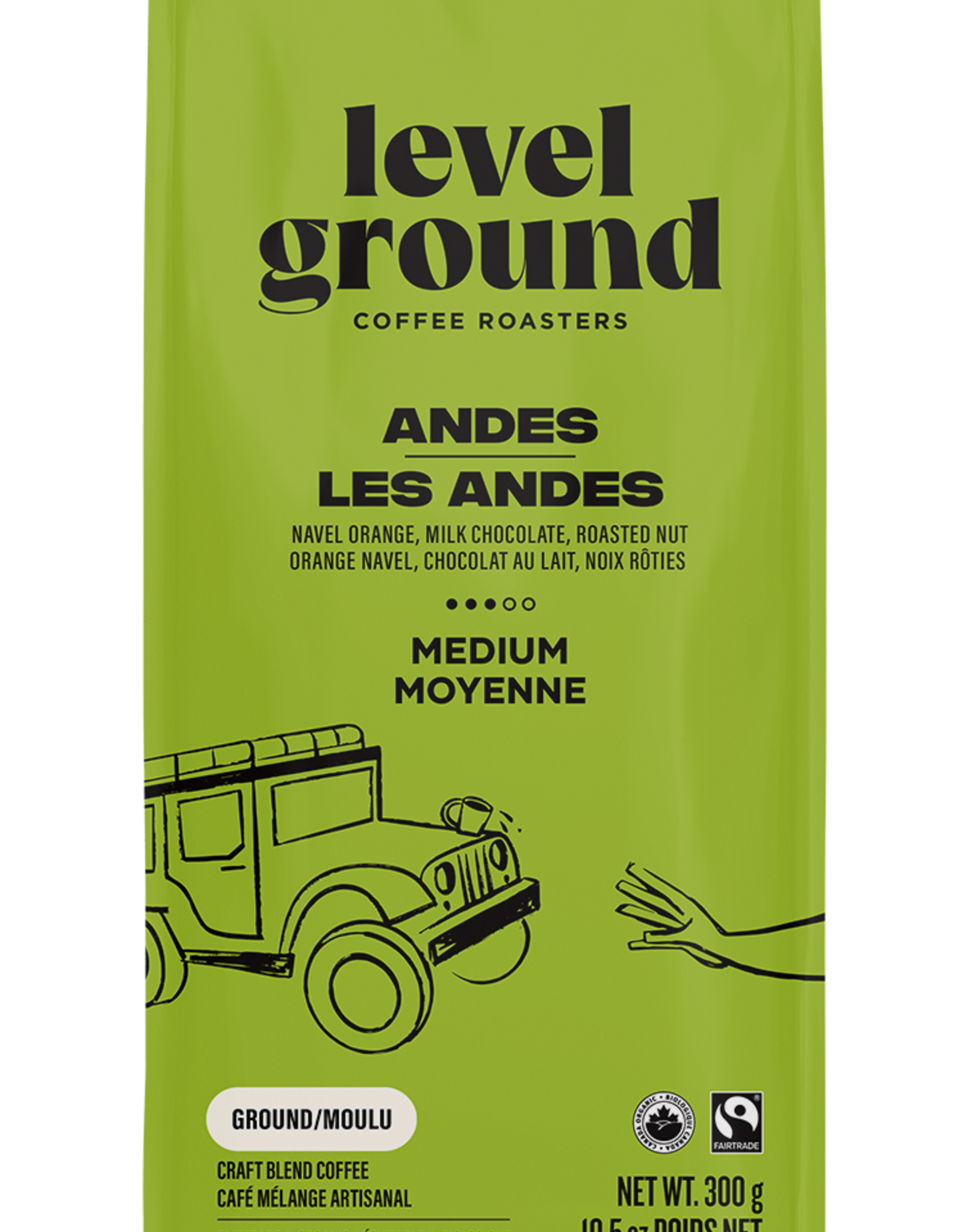 Level Ground Andes Mountain Coffee