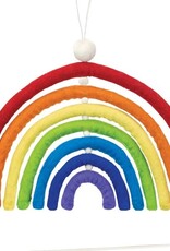 dZi Handmade Felt Rainbow Wall Hanging