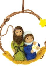dZi Handmade Mini Nativity Wreath