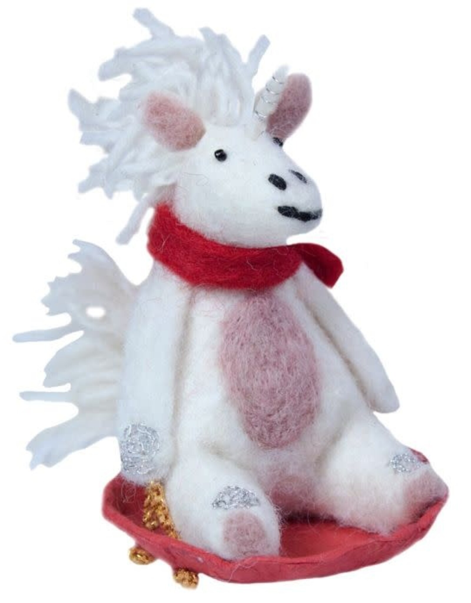 dZi Handmade Sliding Unicorn Ornament