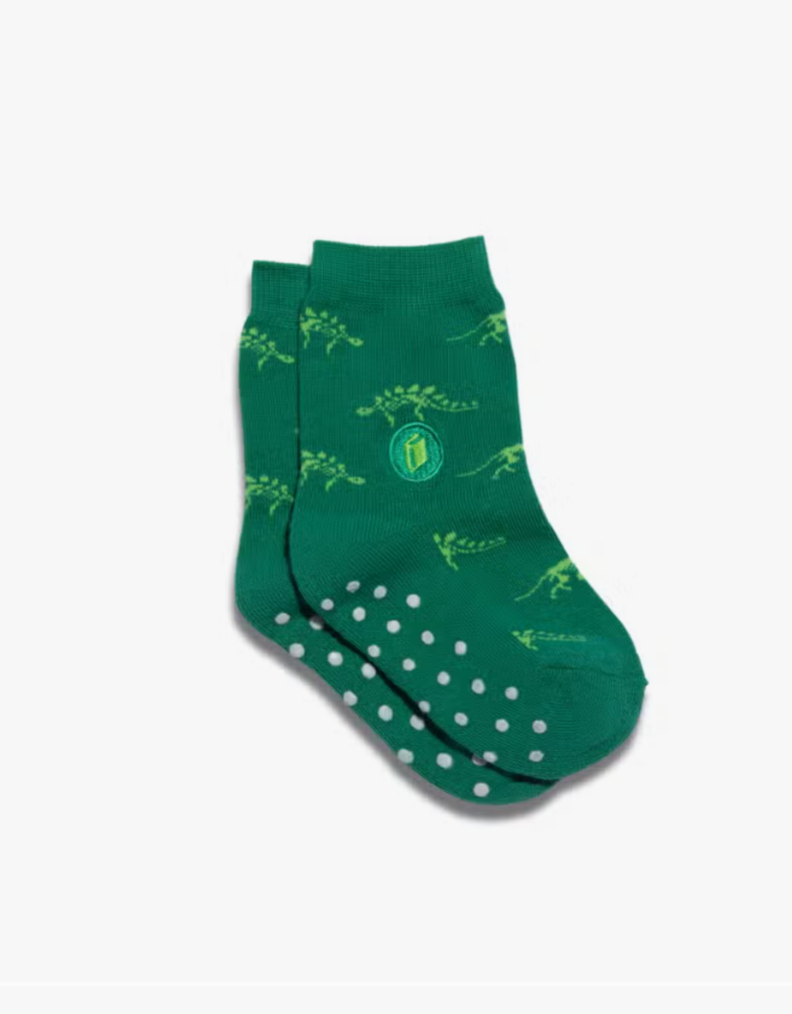 Conscious Step Kids Socks that Give Books (Dino)