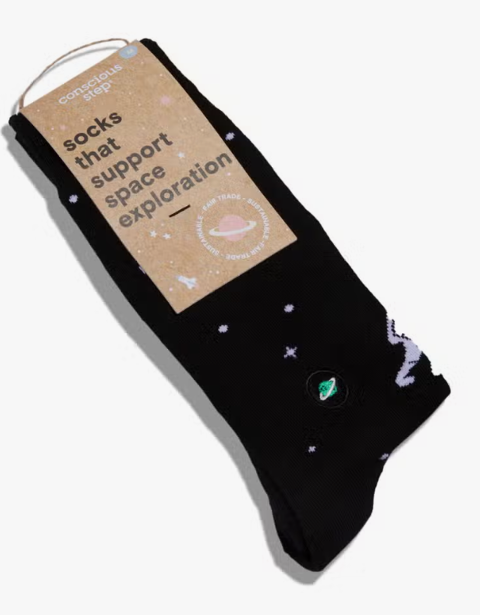 Conscious Step Socks that Support Space Exploration (Floating Astronauts)