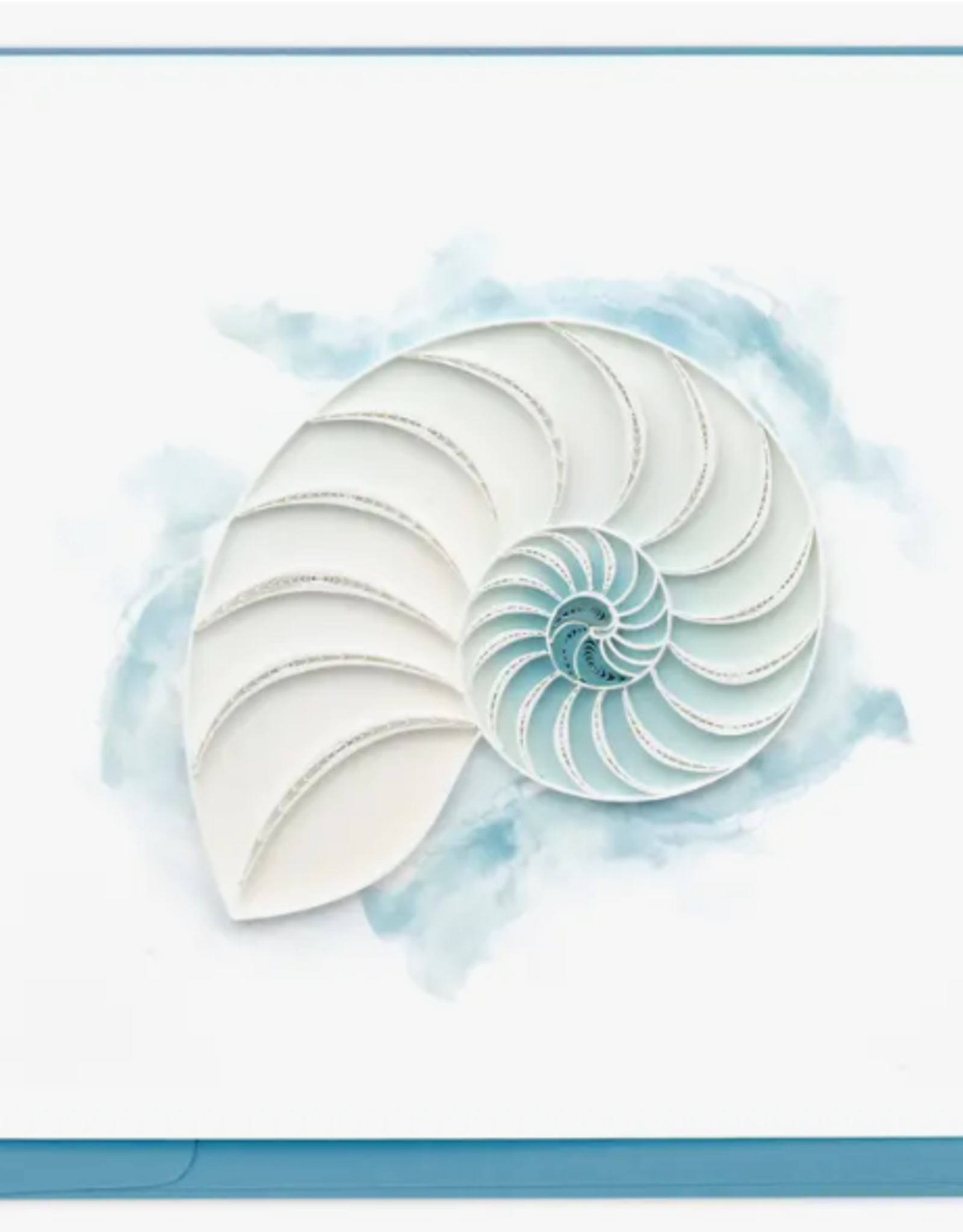 Quilling Card Quilled Abstract Nautilus Card