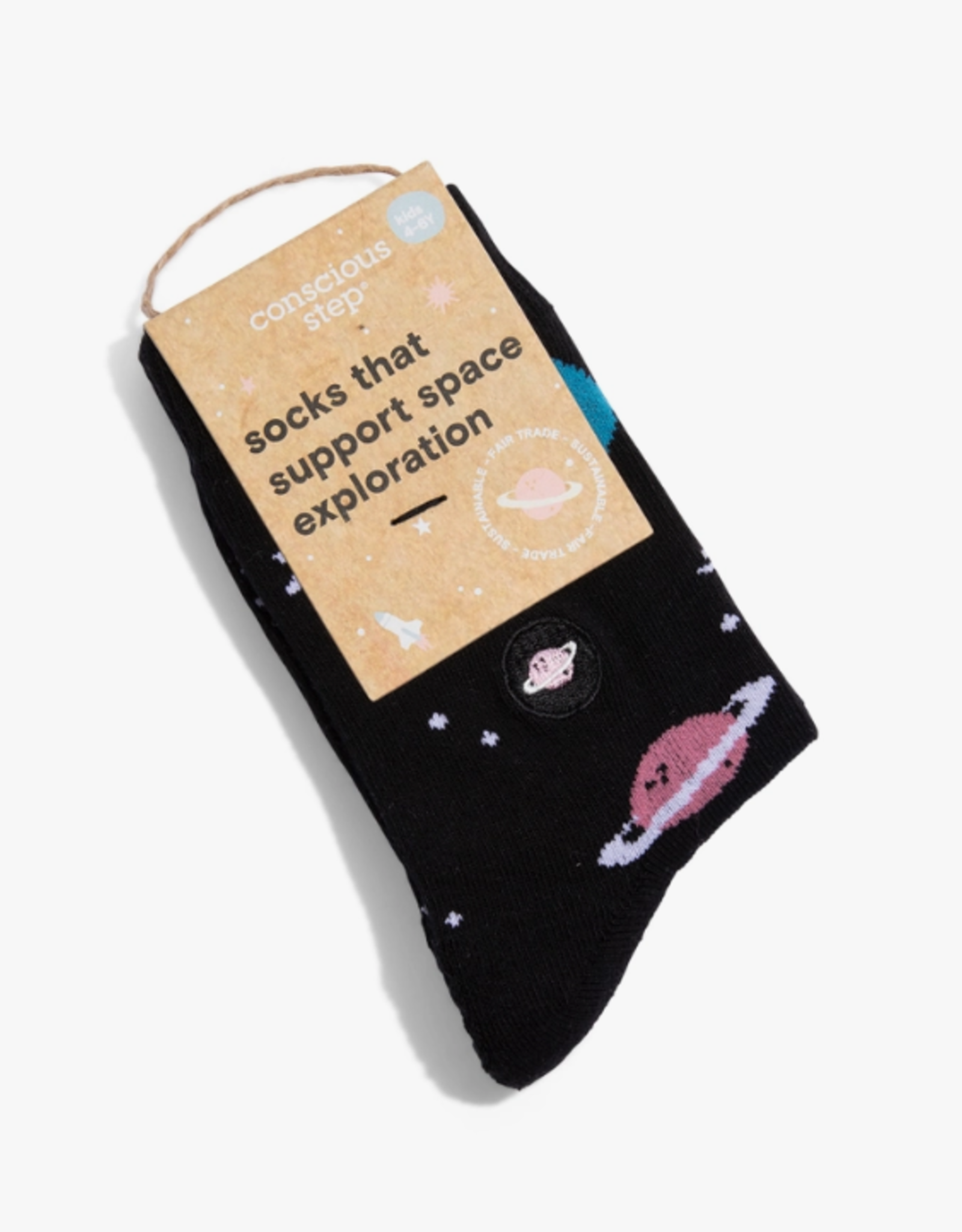 Conscious Step Kids Socks that Support Space Exploration
