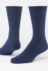 Maggie's Organics Organic Cotton Cushion Crew Socks - Navy
