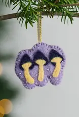 Ten Thousand Villages Felt Mushroom Trio Ornament