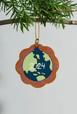 Ten Thousand Villages Peace On Earth Globe Ornament - Collectible 2024