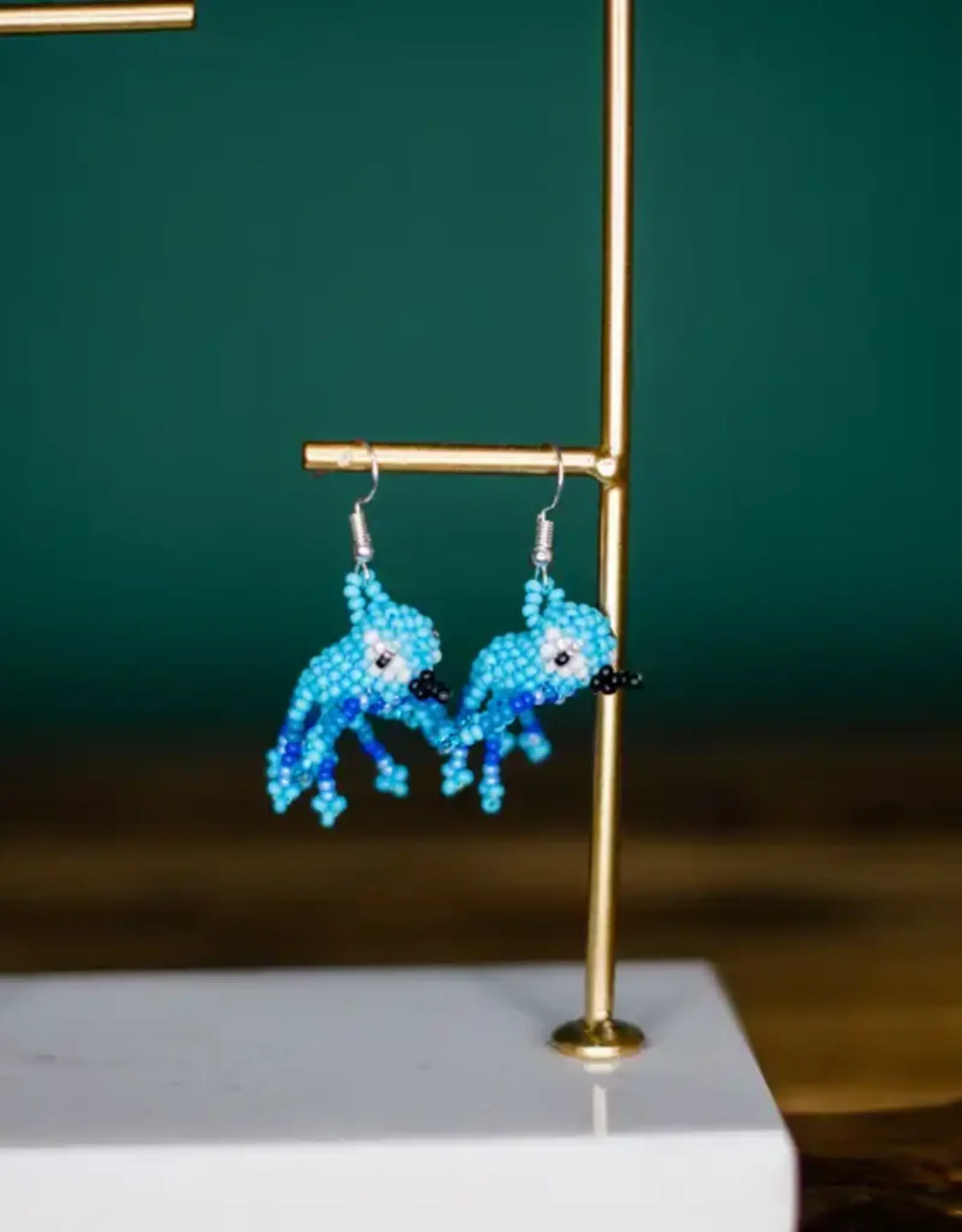 Lucia's Imports Hummingbird Earrings - Beaded