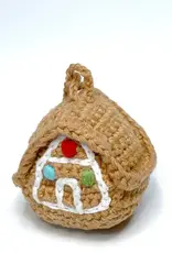 Pebble Gingerbread House Holiday Ornament