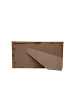 Bunyaad Pakistan Natural Red Oak Etched Duo Frame