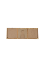 Bunyaad Pakistan 213420 Natural Red Oak Wood Trio Frame