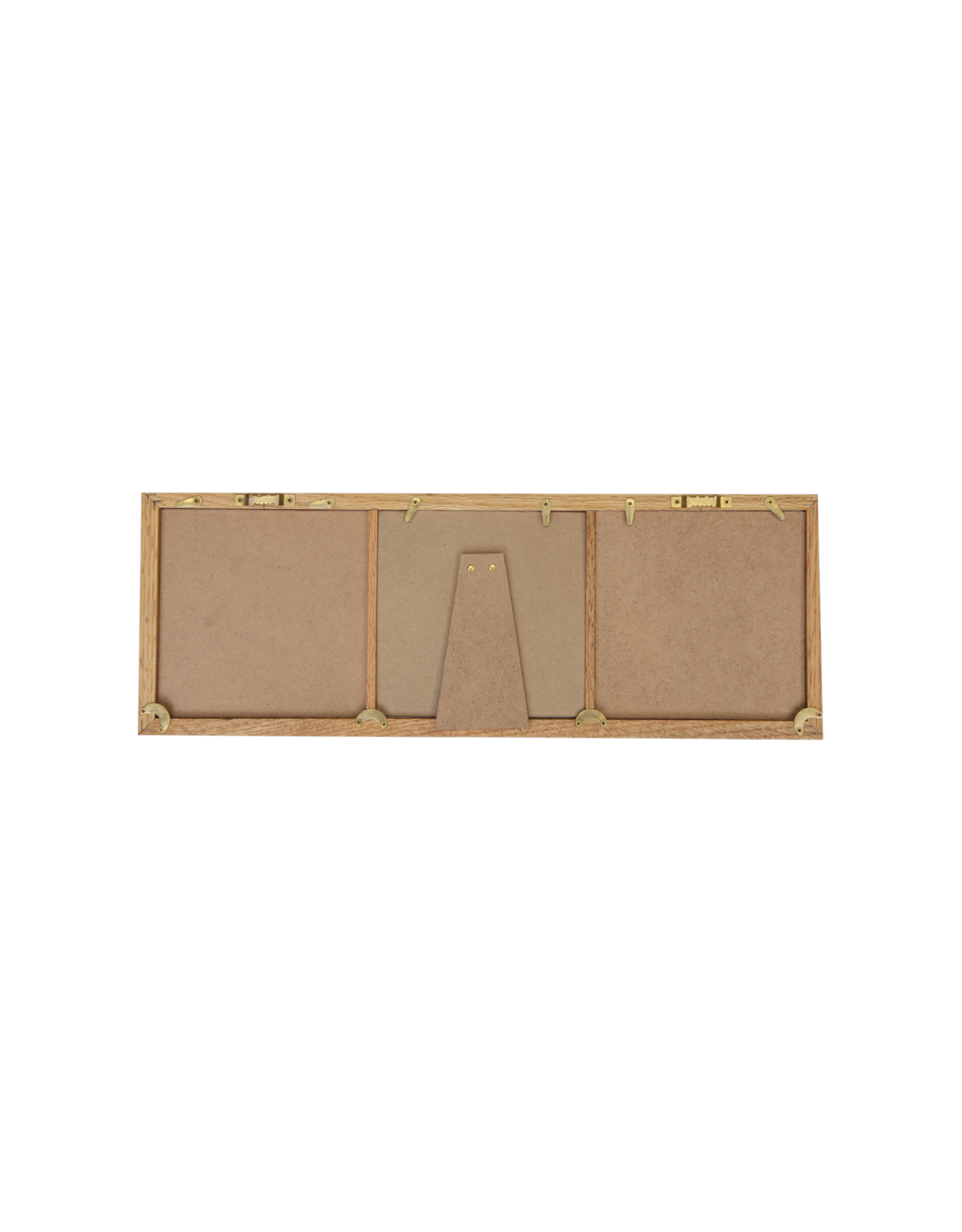 Bunyaad Pakistan 213420 Natural Red Oak Wood Trio Frame