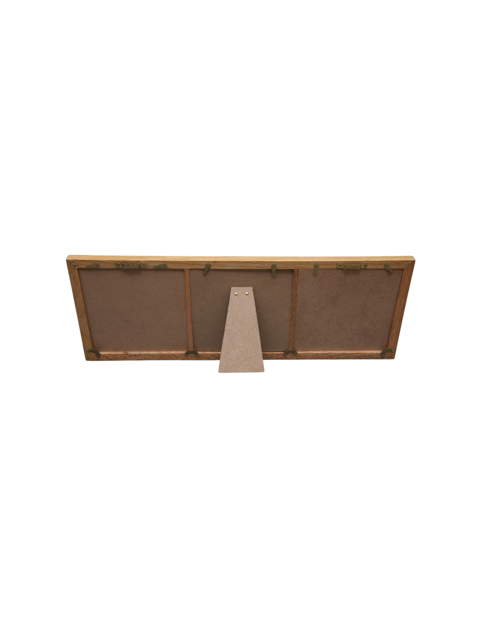 Bunyaad Pakistan 213420 Natural Red Oak Wood Trio Frame