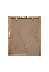 Bunyaad Pakistan 213330 Natural Red Oak Etched Wood Frame  - 5"x7"