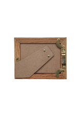 Bunyaad Pakistan 213120 Natural Red Oak Wood Frame - Gift Enclosure
