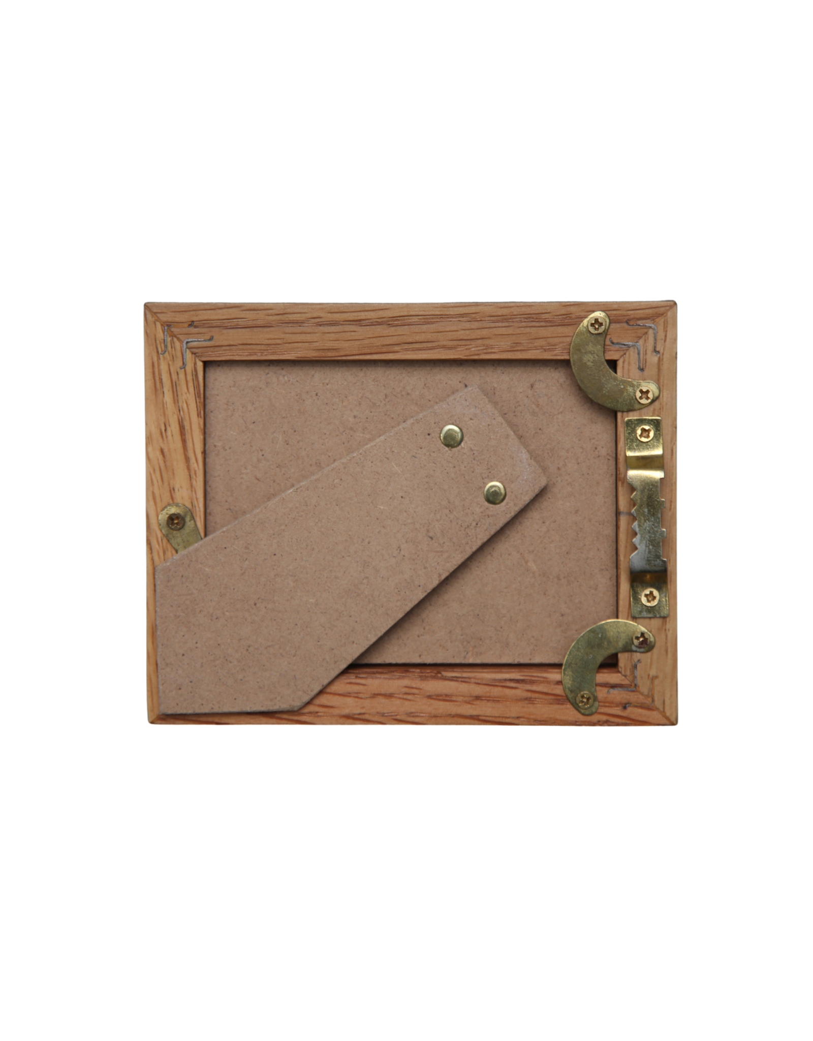 Bunyaad Pakistan 213120 Natural Red Oak Wood Frame - Gift Enclosure