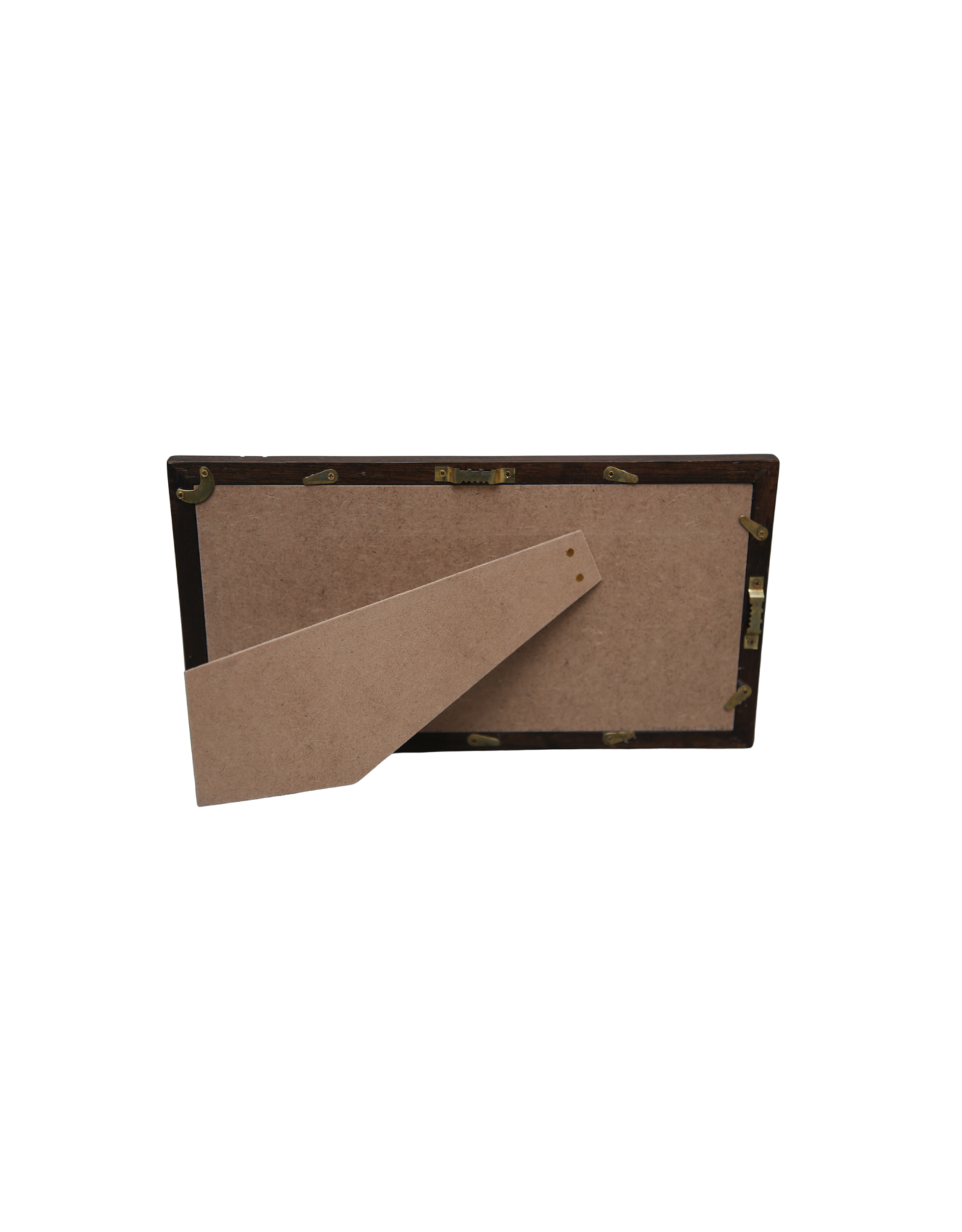 Bunyaad Pakistan 212630 Dark Red Oak Etched Duo Frame