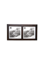Bunyaad Pakistan 212640 Dark Red Oak Striped Duo Frame
