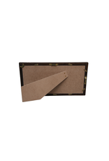 Bunyaad Pakistan Dark Red Oak Striped Duo Frame