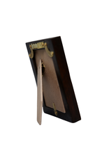 Bunyaad Pakistan Dark Red Oak Wood Frame - Gift Enclosure