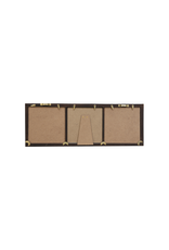 Bunyaad Pakistan 212430 Dark Red Oak Etched Wood Trio Frame