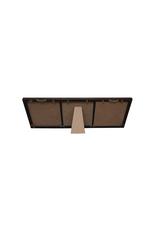 Bunyaad Pakistan 212420 Dark Red Oak Wood Trio Frame