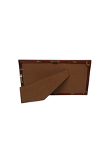 Bunyaad Pakistan 211630 Natural Mahogany Etched Duo Frame