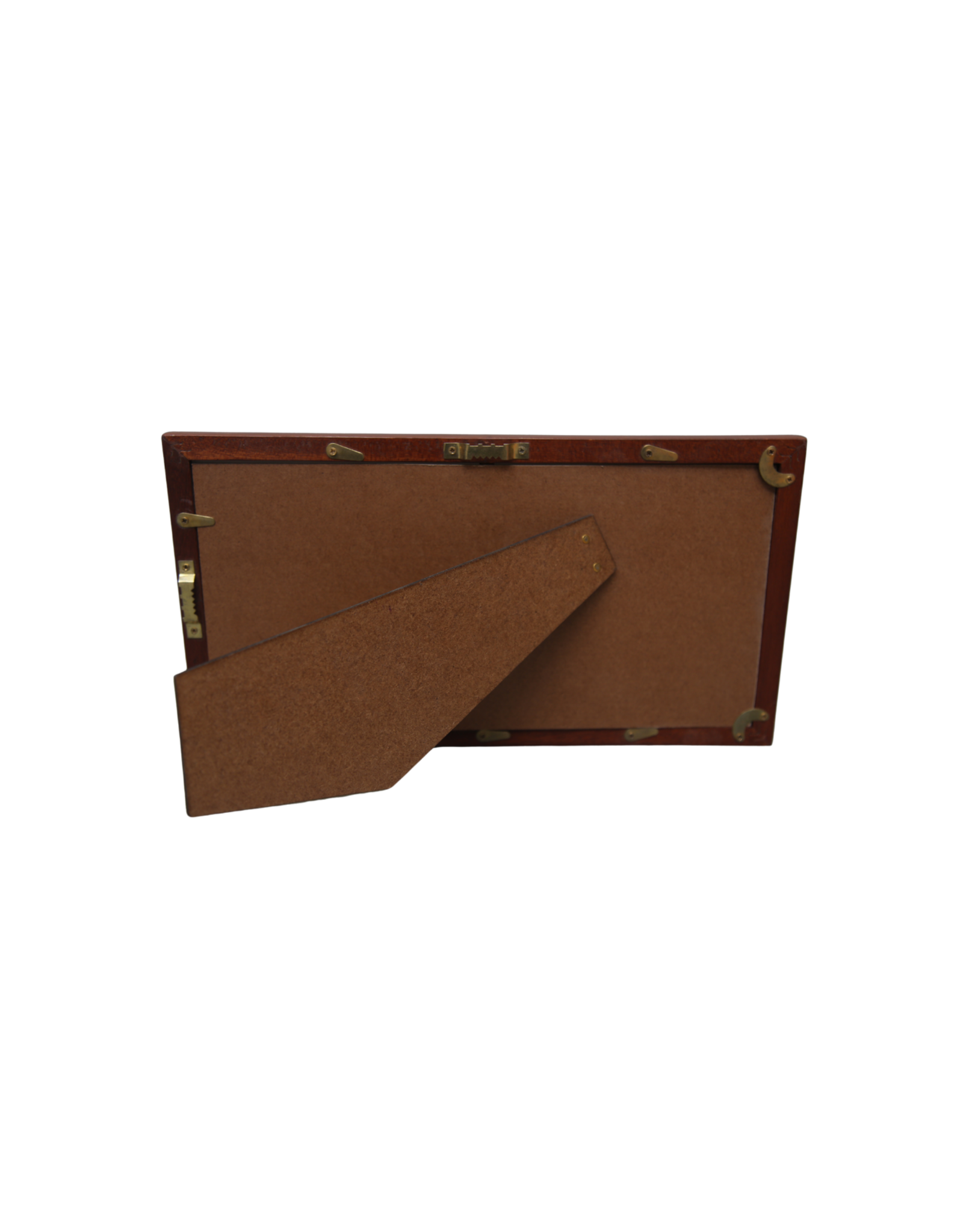 Bunyaad Pakistan 211630 Natural Mahogany Etched Duo Frame