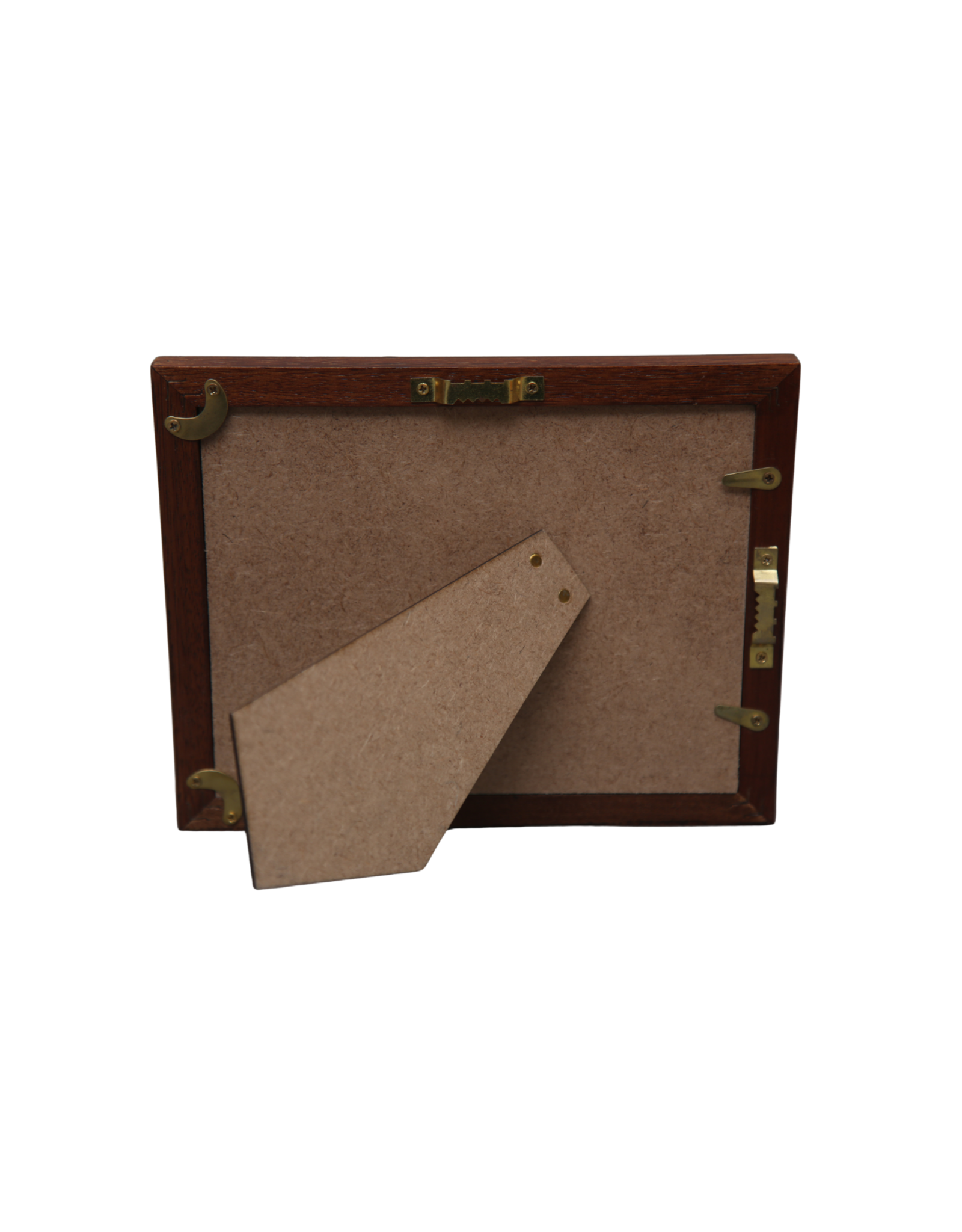 Bunyaad Pakistan Natural Mahogany Wood Frame - 5"x7"