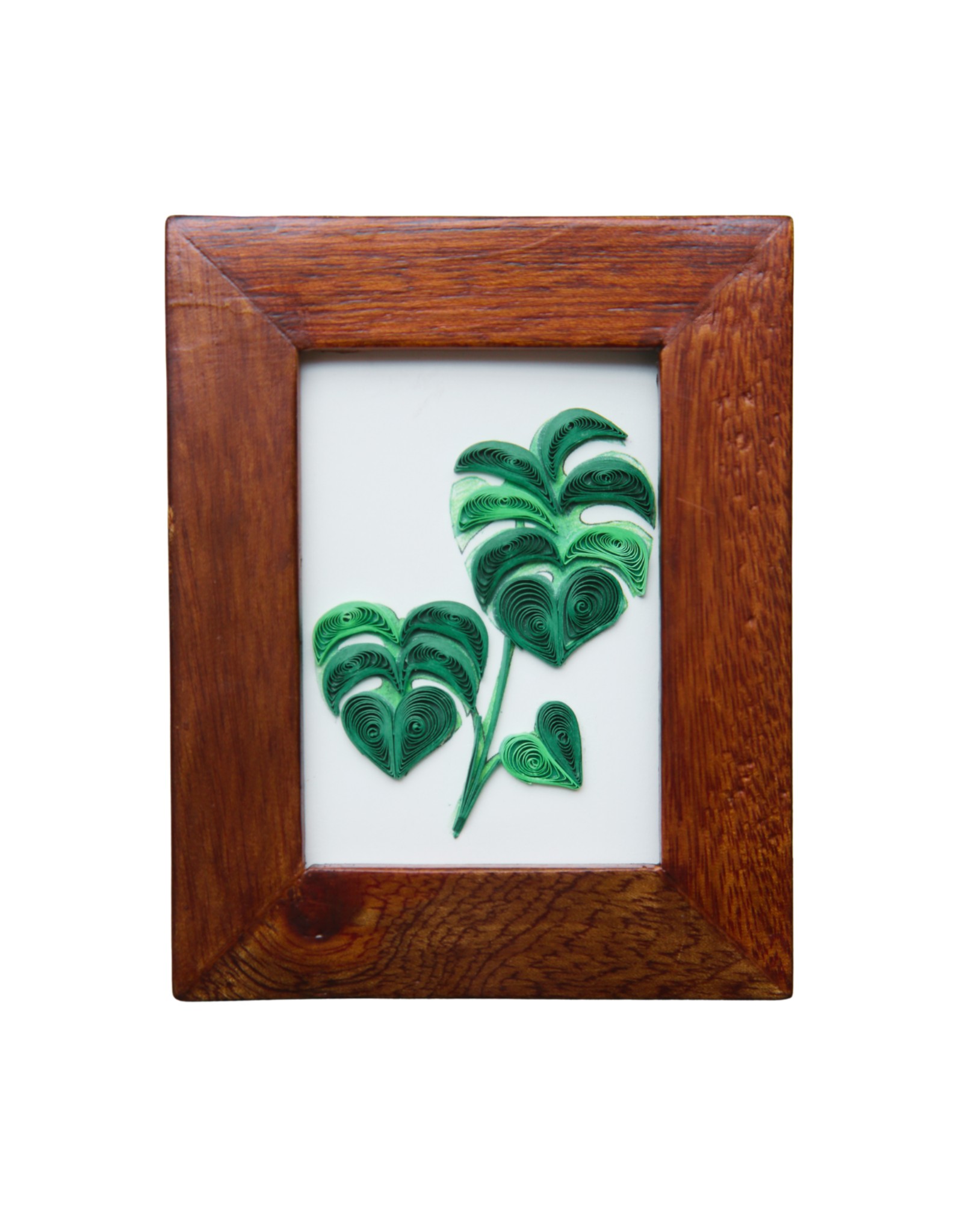Bunyaad Pakistan 211120 Natural Mahogany Wood Frame - Gift Enclosure