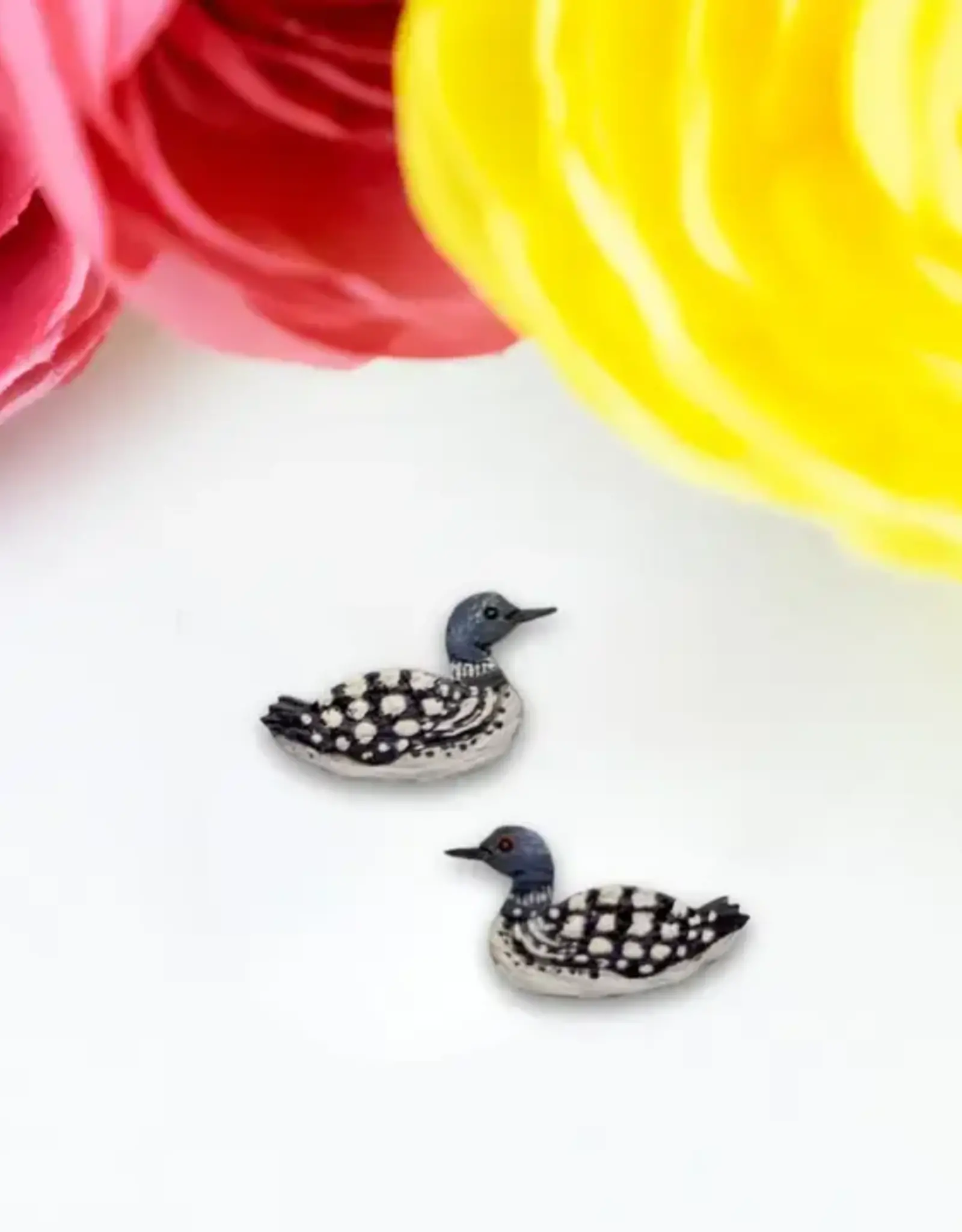 Tulia Artisans Loon Earrings (Small)