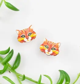 Tulia Artisans Cat Earrings (Small)