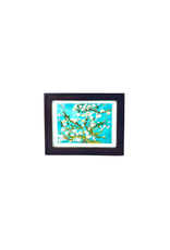 Bunyaad Pakistan 212330 Dark Red Oak Etched Wood Frame -  5"x7"