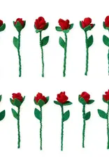 Serrv Felt Rose Flower