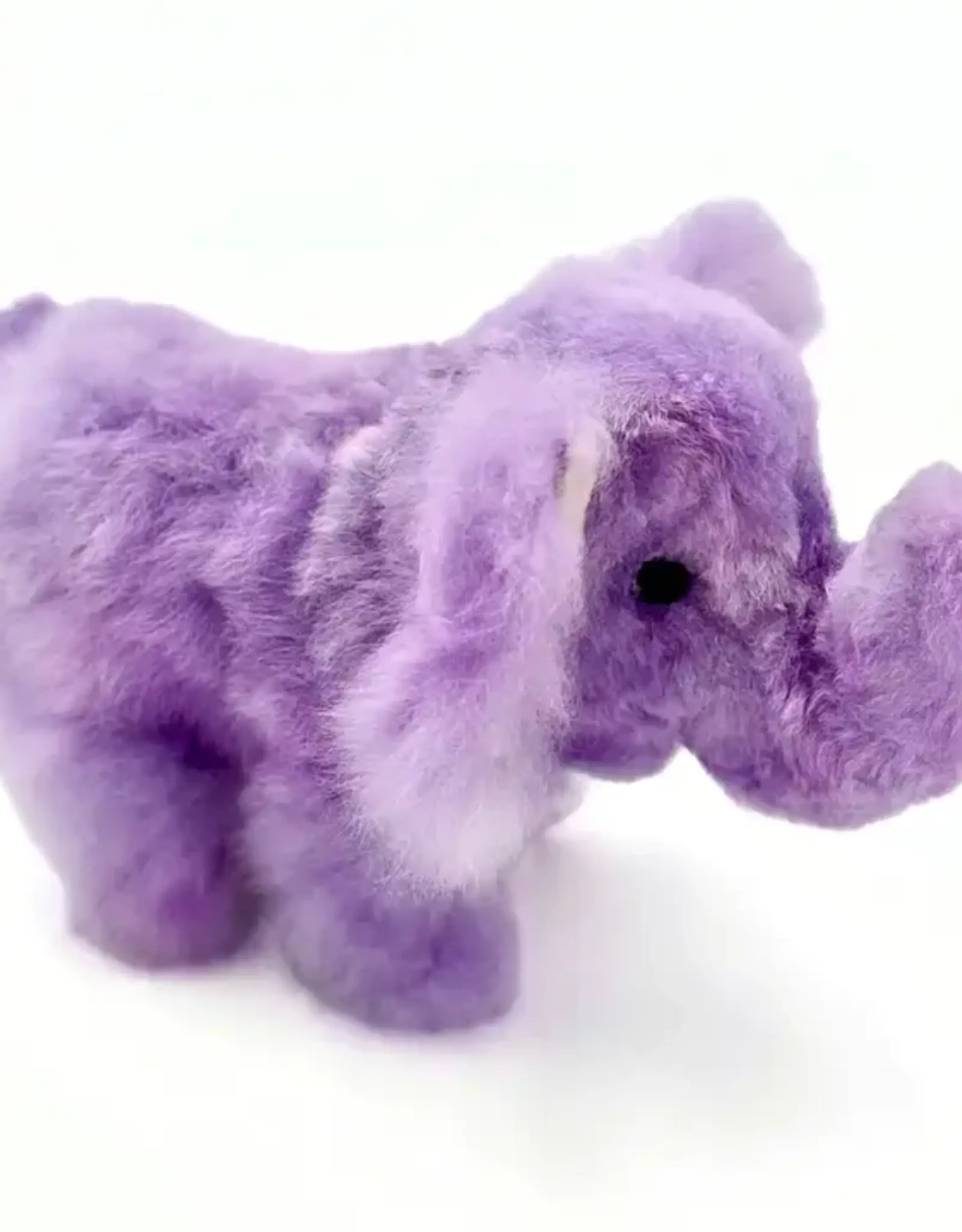 Blossom Inspirations Elephant Alpaca Fur Toy - Lavendar