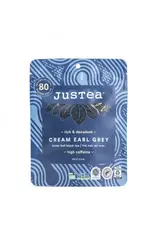 Justea Cream Earl Grey Loose Leaf Tin & Spoon