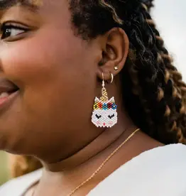 Lucia's Imports Unicat Unicorn Earrings