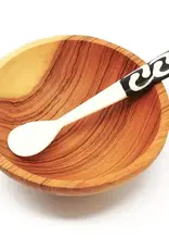 Global Crafts Batik Bone Appetizer Spoon