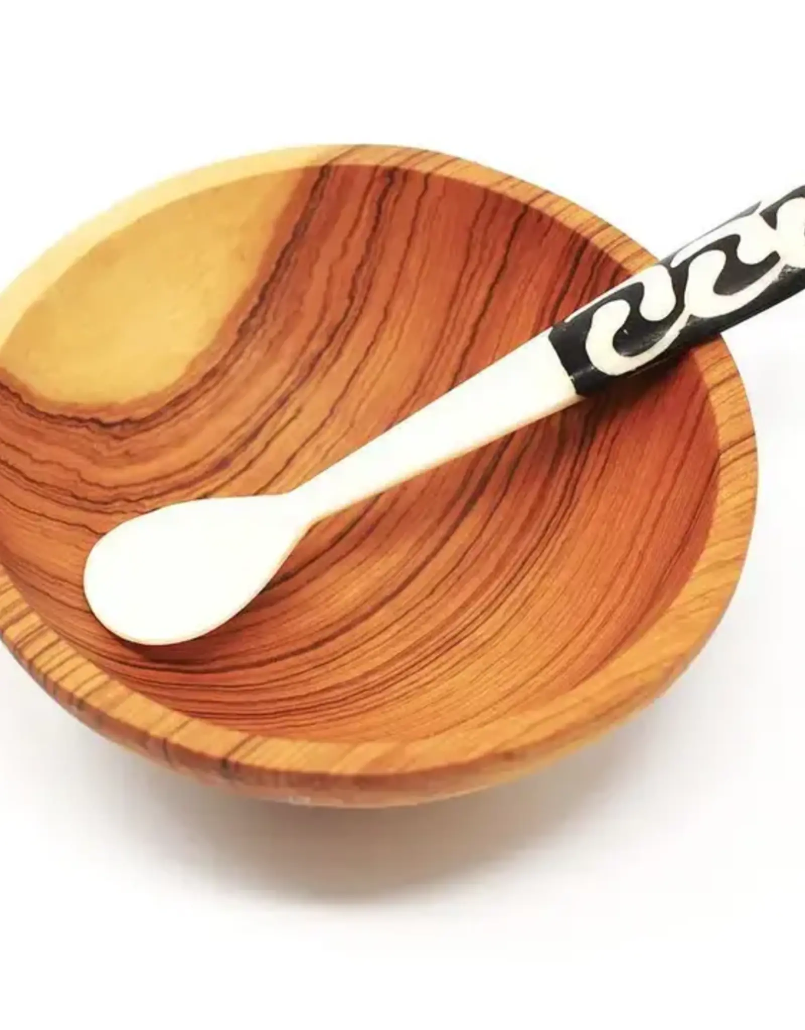 Global Crafts Batik Bone Appetizer Spoon